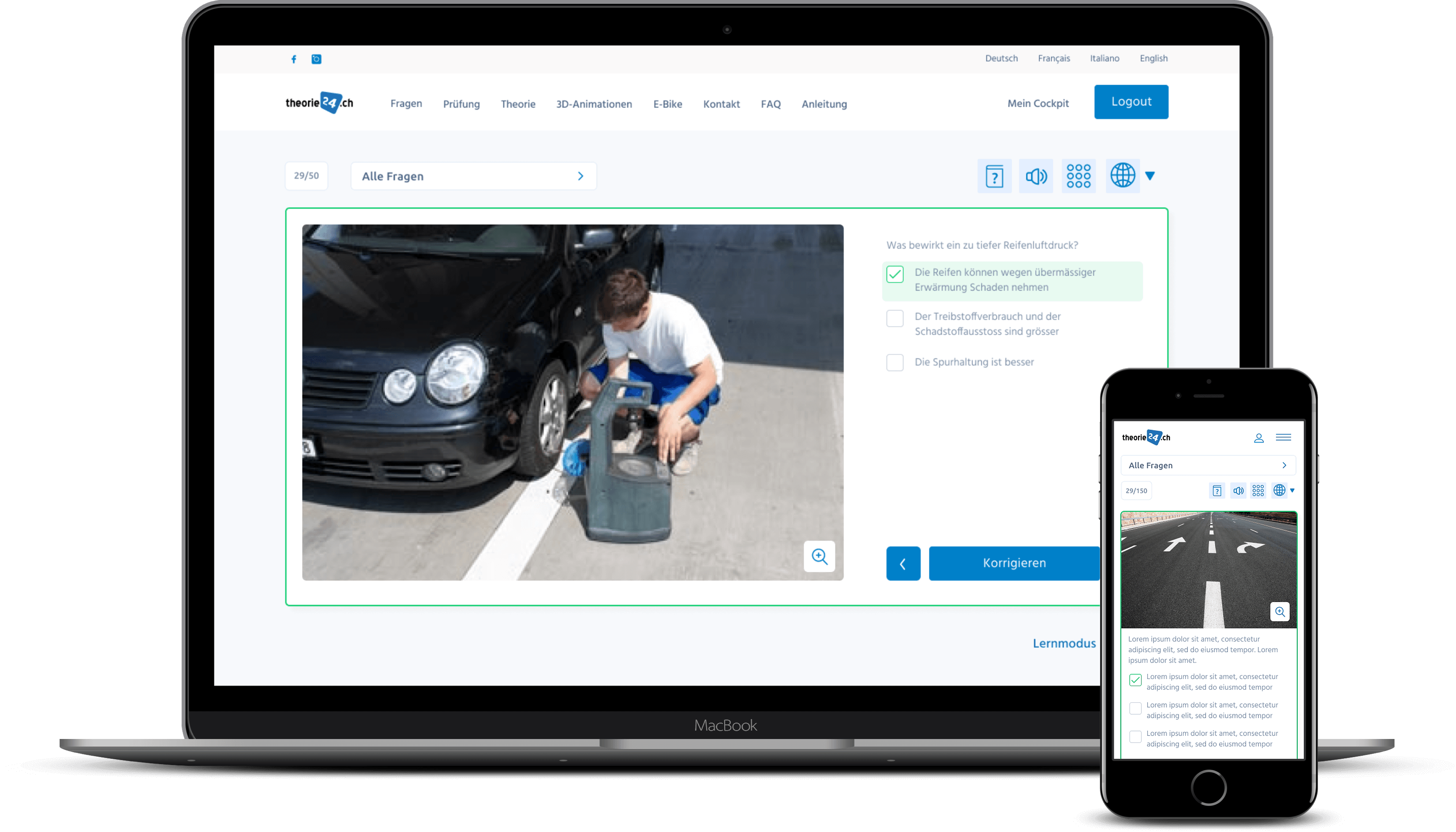 Auto Theorieprüfung lernen – theorie24-App - Theorieprüfung